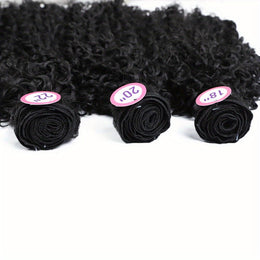 KissICON KissIcon 3 Packs Afro Curly Extensions Closure -