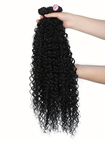 KissICON KissIcon 3 Packs Afro Curly Extensions Closure -