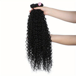 KissICON KissIcon 3 Packs Afro Curly Extensions Closure -