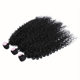 KissICON KissIcon 3 Packs Afro Curly Extensions Closure -