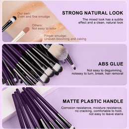KissICON KissIcon 34Pcs Makeup Brush Set - Soft Synthetic