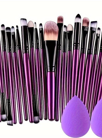 KissICON KissIcon 34Pcs Makeup Brush Set - Soft Synthetic