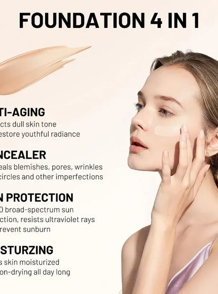 KissICON KissIcon 4 In 1 Foundation Concealer SPF 50