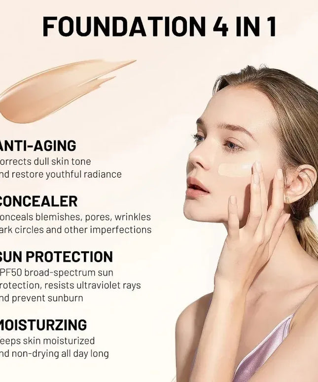 KissICON KissIcon 4 In 1 Foundation Concealer SPF 50