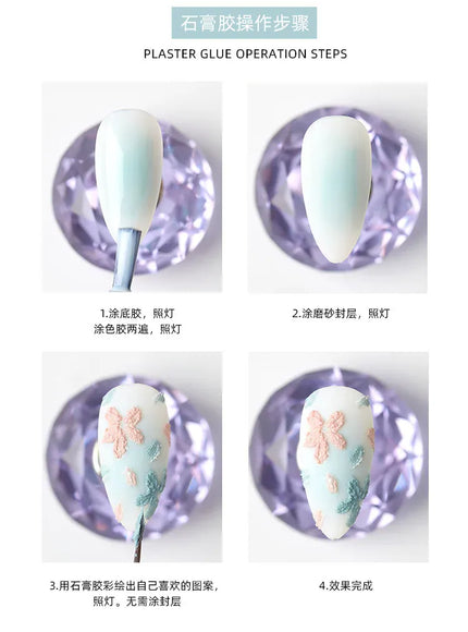 KissICON KissIcon 5D Acrylic Engraved Gel Nail Polish -