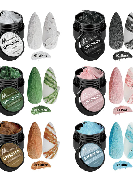KissICON KissIcon 6 Color Acrylic Carving Gel Nail Polish