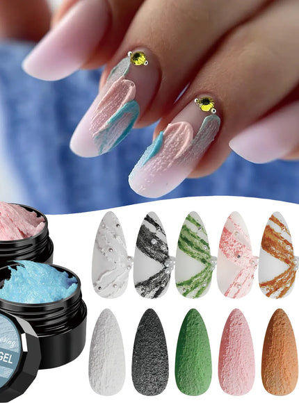 KissICON KissIcon 6 Color Acrylic Carving Gel Nail Polish