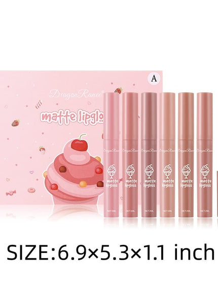 KissICON KissIcon 6 Pcs Lip Glaze Lipstick Set -