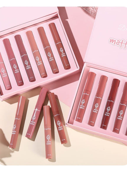 KissICON KissIcon 6 Pcs Lip Glaze Lipstick Set -