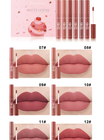 KissICON KissIcon 6 Pcs Lip Glaze Lipstick Set -
