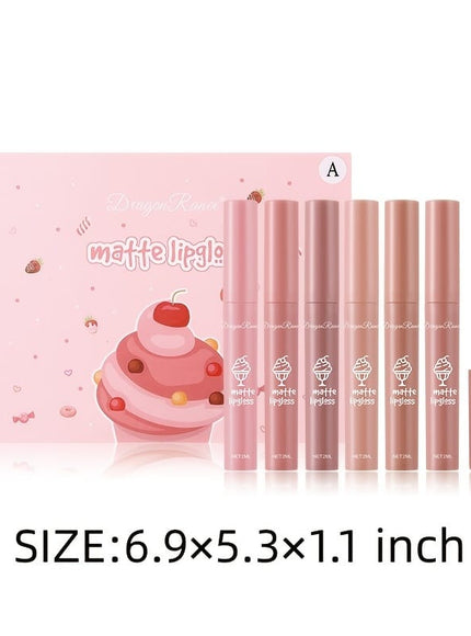 KissICON KissIcon 6 Pcs Lip Glaze Lipstick Set -