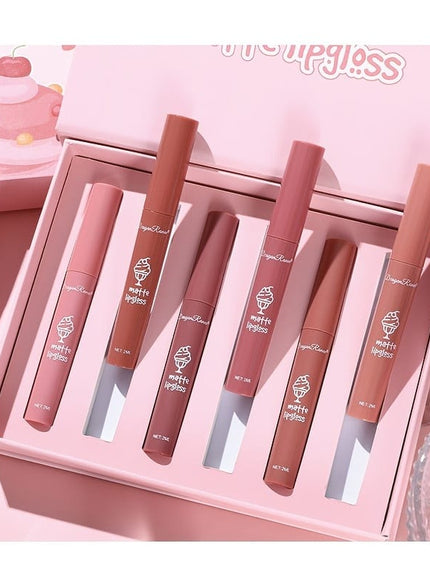 KissICON KissIcon 6 Pcs Lip Glaze Lipstick Set -