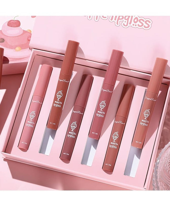 KissICON KissIcon 6 Pcs Lip Glaze Lipstick Set -