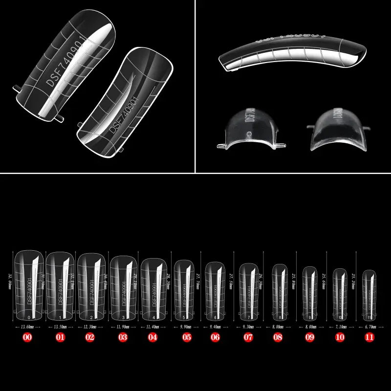KissICON KissIcon 60Pcs False Nail Tips Acrylic Gel -