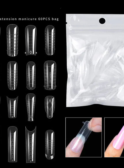 KissICON KissIcon 60Pcs False Nail Tips Acrylic Gel -