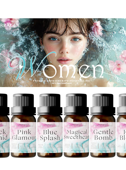 KissICON [KissIcon] 6PC 10ML Women Oils Gift Set -