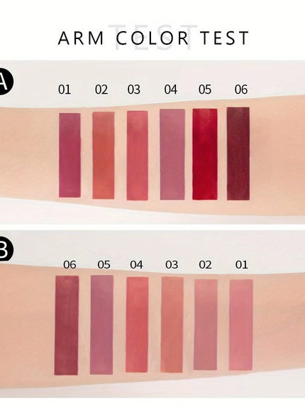 KissICON KissIcon 6pcs Lipstick Set - Smudge Proof Satin