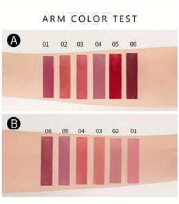 KissICON KissIcon 6pcs Lipstick Set - Smudge Proof Satin