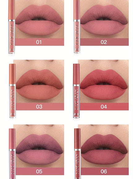 KissICON KissIcon 6pcs Lipstick Set - Smudge Proof Satin