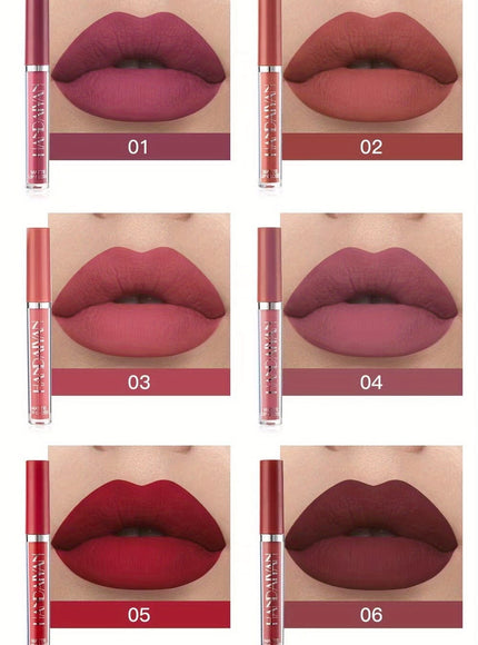 KissICON KissIcon 6pcs Lipstick Set - Smudge Proof Satin