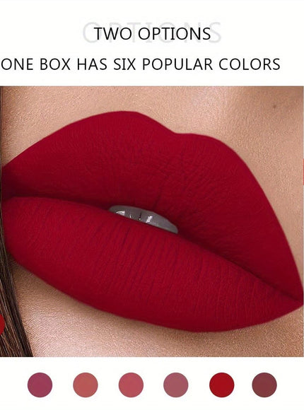 KissICON KissIcon 6pcs Lipstick Set - Smudge Proof Satin
