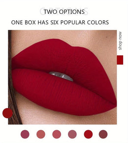 KissICON KissIcon 6pcs Lipstick Set - Smudge Proof Satin