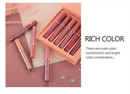 KissICON KissIcon 6pcs Lipstick Set - Smudge Proof Satin