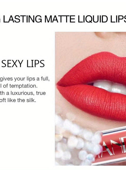KissICON KissIcon 6pcs Lipstick Set - Smudge Proof Satin