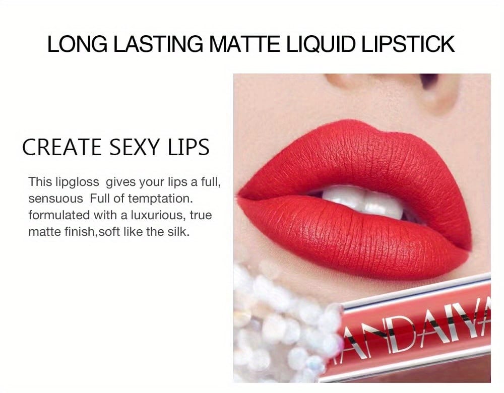 KissICON KissIcon 6pcs Lipstick Set - Smudge Proof Satin
