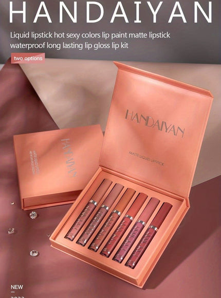 KissICON KissIcon 6pcs Lipstick Set - Smudge Proof Satin