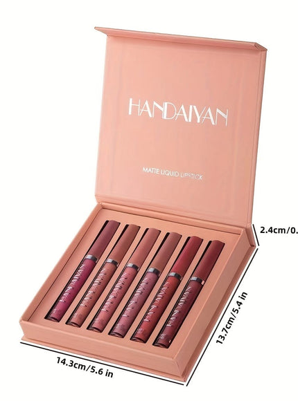 KissICON KissIcon 6pcs Lipstick Set - Smudge Proof Satin