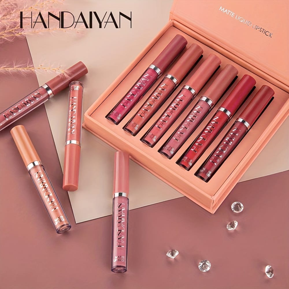 KissICON KissIcon 6pcs Lipstick Set - Smudge Proof Satin