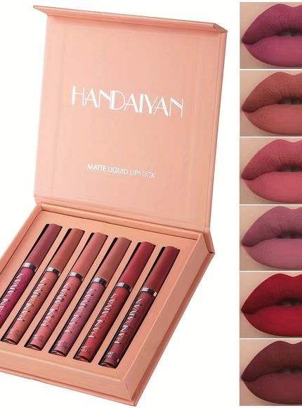 KissICON KissIcon 6pcs Lipstick Set - Smudge Proof Satin