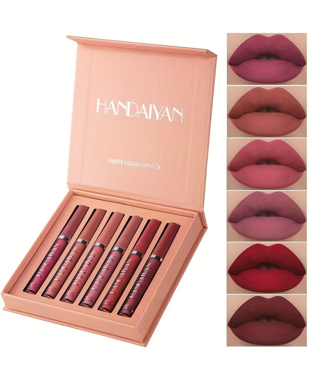 KissICON KissIcon 6pcs Lipstick Set - Smudge Proof Satin