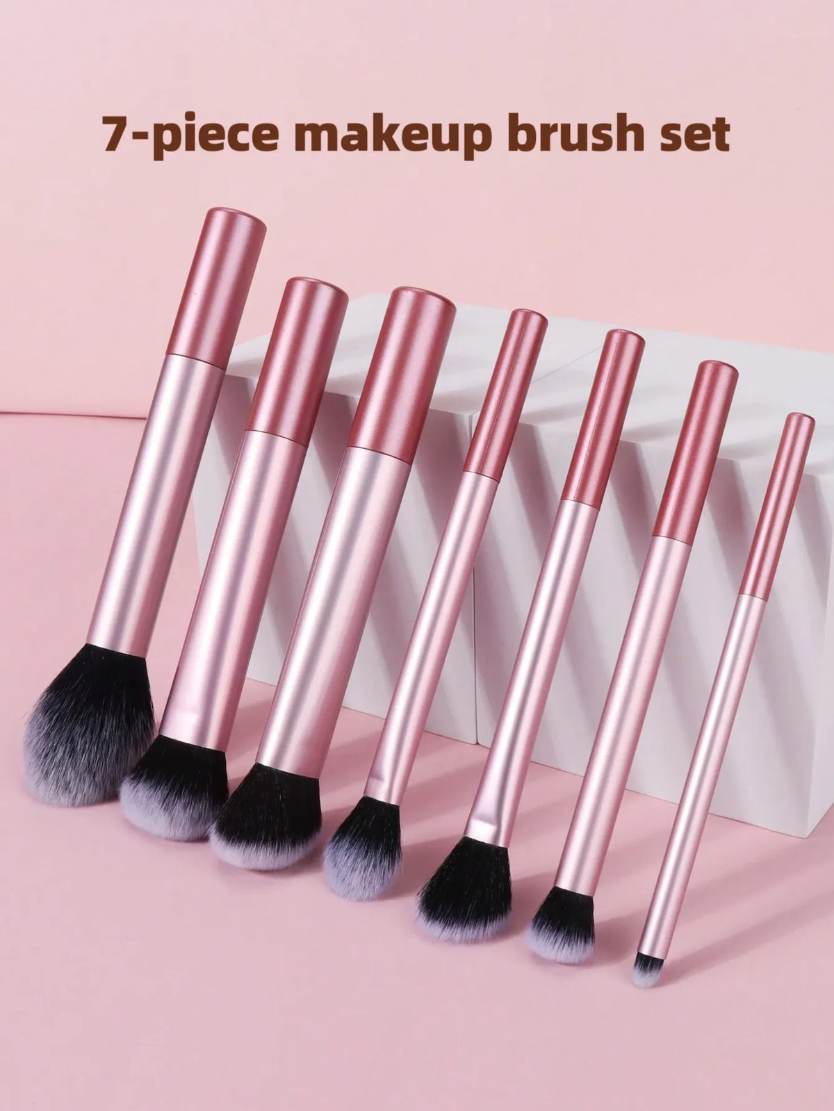 KissICON KissIcon 7 Piece Makeup Brush Set - Travel