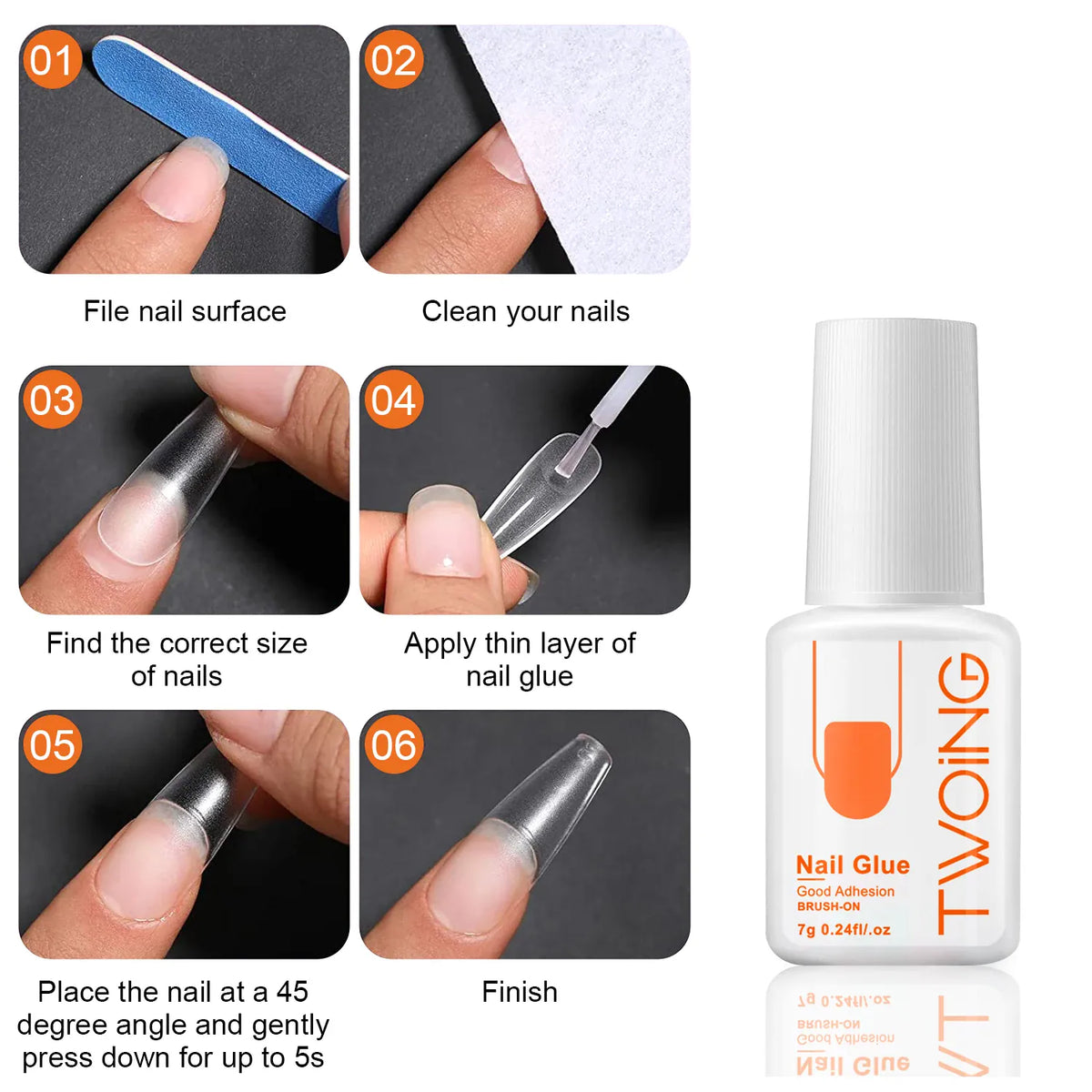 KissICON KissIcon 7g Nail Glue For False Nails -