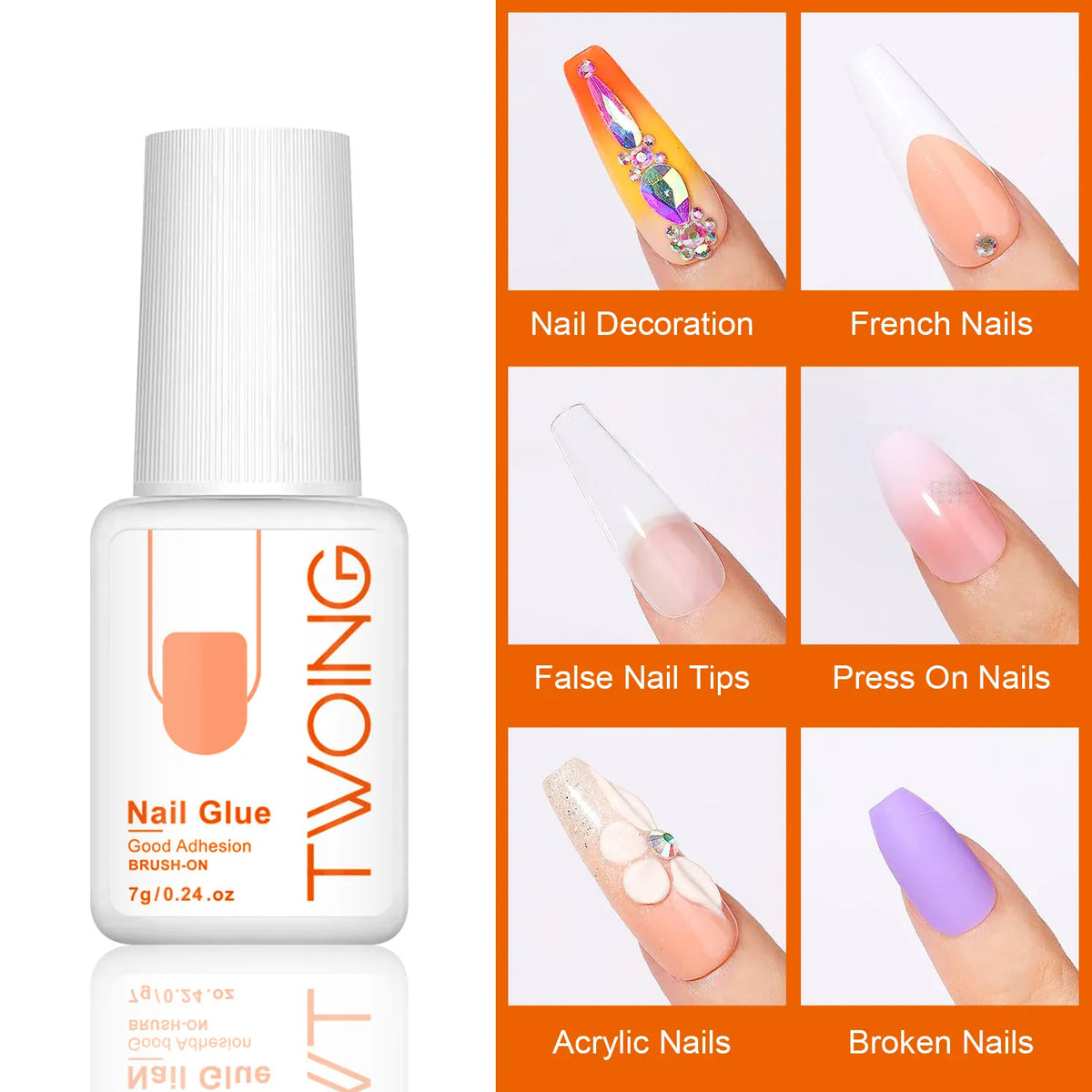 KissICON KissIcon 7g Nail Glue For False Nails -