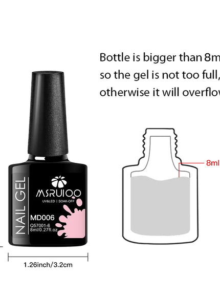 KissICON KissIcon 7Pc Nail Gel Polish Set Long Lasting