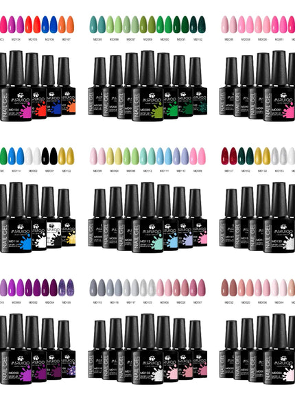 KissICON KissIcon 7Pc Nail Gel Polish Set Long Lasting