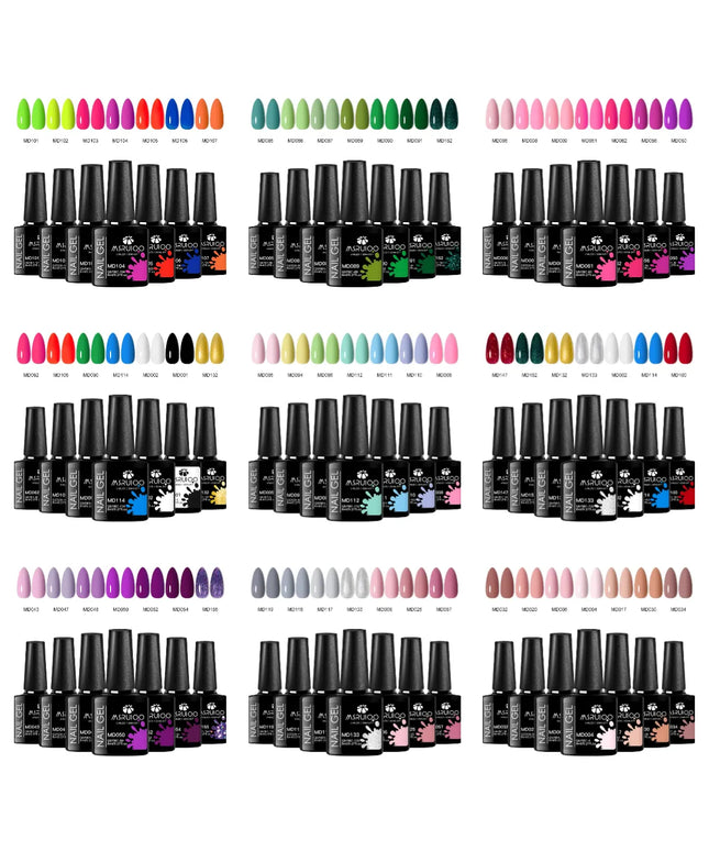 KissICON KissIcon 7Pc Nail Gel Polish Set Long Lasting