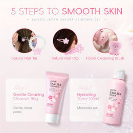 KissICON KissIcon 8 Piece Cherry Blossom Skincare Gift Set
