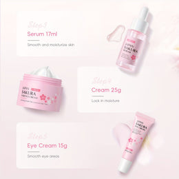 KissICON KissIcon 8 Piece Cherry Blossom Skincare Gift Set