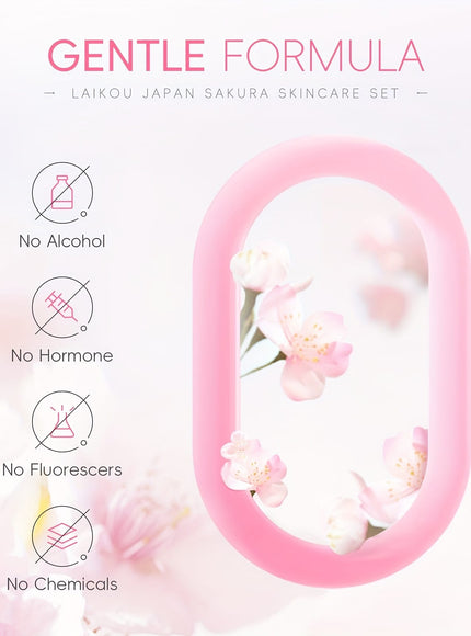 KissICON KissIcon 8 Piece Cherry Blossom Skincare Gift Set