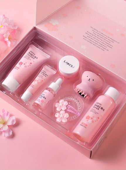 KissICON KissIcon 8 Piece Cherry Blossom Skincare Gift Set