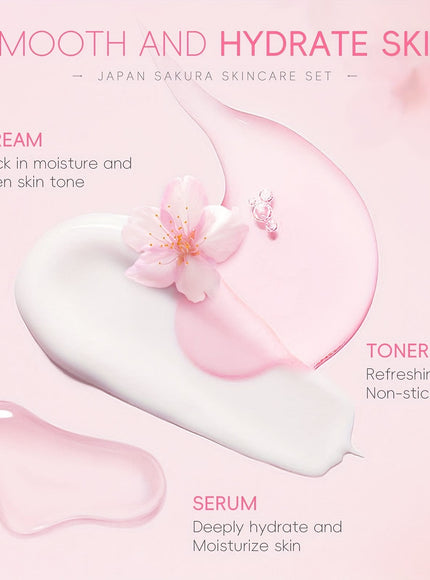 KissICON KissIcon 8 Piece Cherry Blossom Skincare Gift Set
