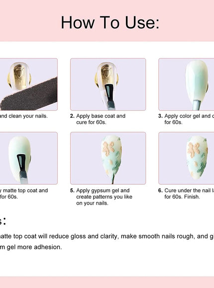 KissICON KissIcon 8g Nail Gel For 3D Nail Art