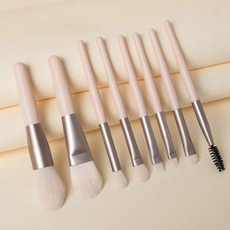 KissICON KissIcon 8pc Macaron Makeup Brushes Set - Soft