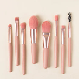 KissICON KissIcon 8pc Macaron Makeup Brushes Set - Soft