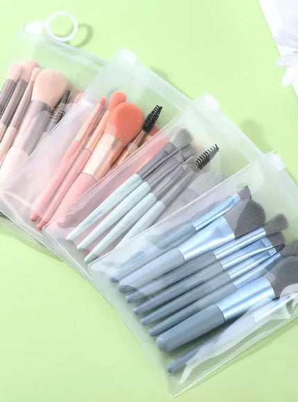KissICON KissIcon 8pc Macaron Makeup Brushes Set - Soft