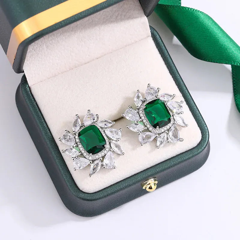 KissICON KissIcon 925 Silver Plated Earrings Women - Shiny Zircon